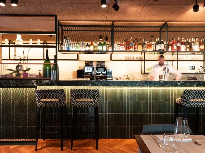 Dining area of Brasserie Belle Rive
