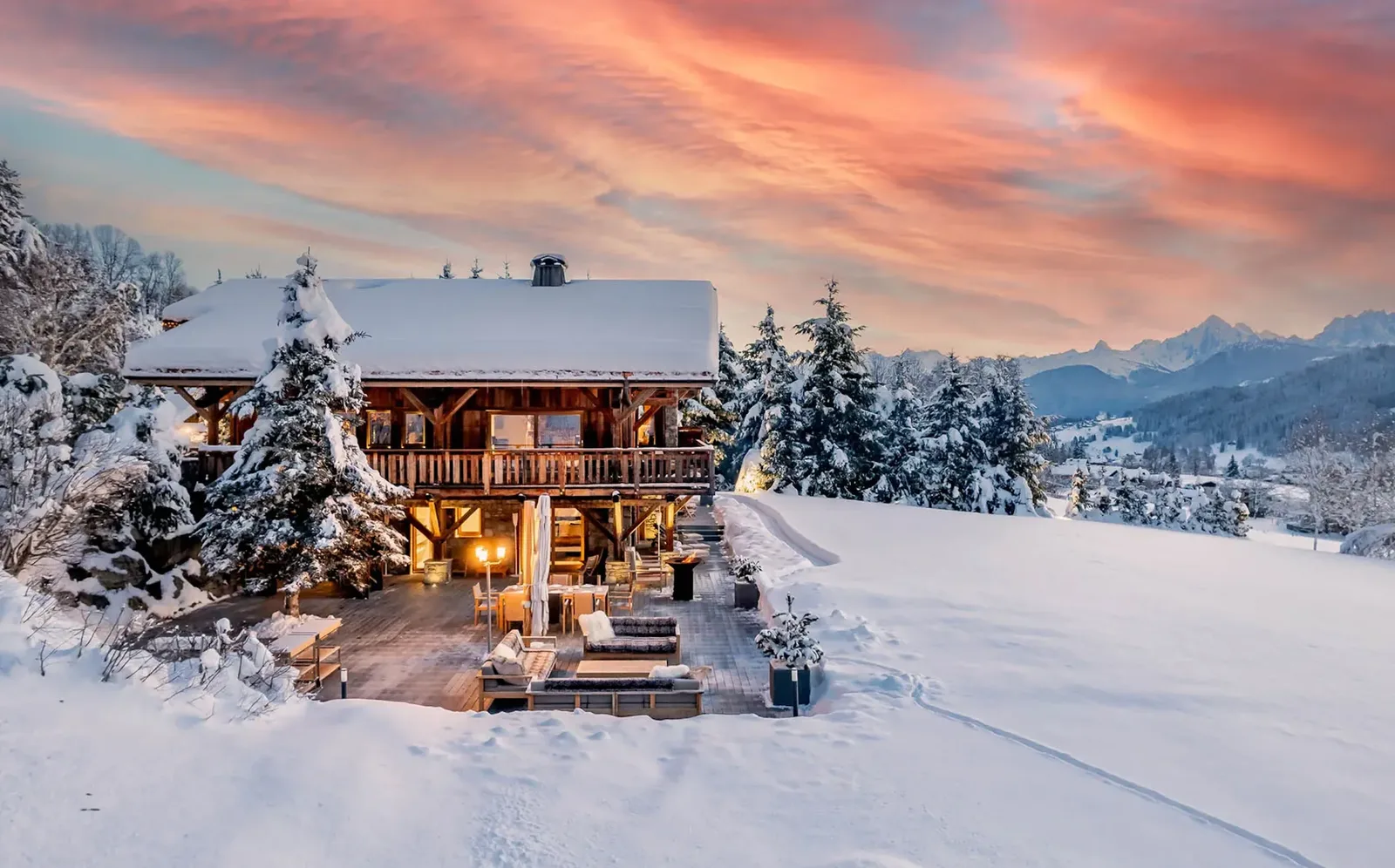Megève: view, nature, mountains, atmosphere