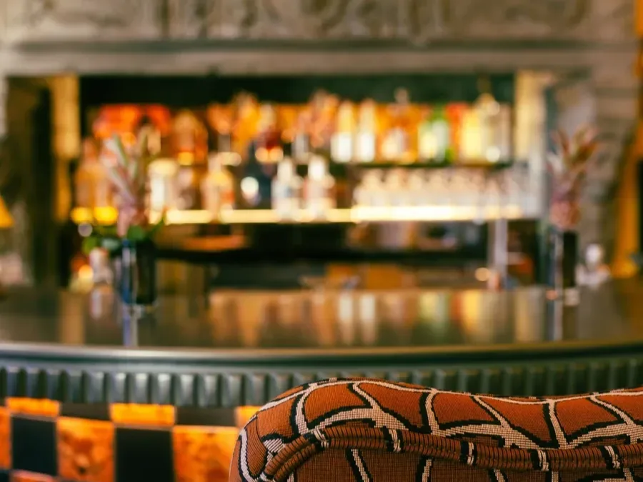 Amaru Kulm Hotel St. Moritz in St-Moritz: bar, cocktail, atmosphere, interior