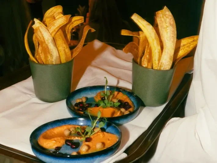 Amaru Kulm Hotel St. Moritz in St-Moritz: dish, atmosphere