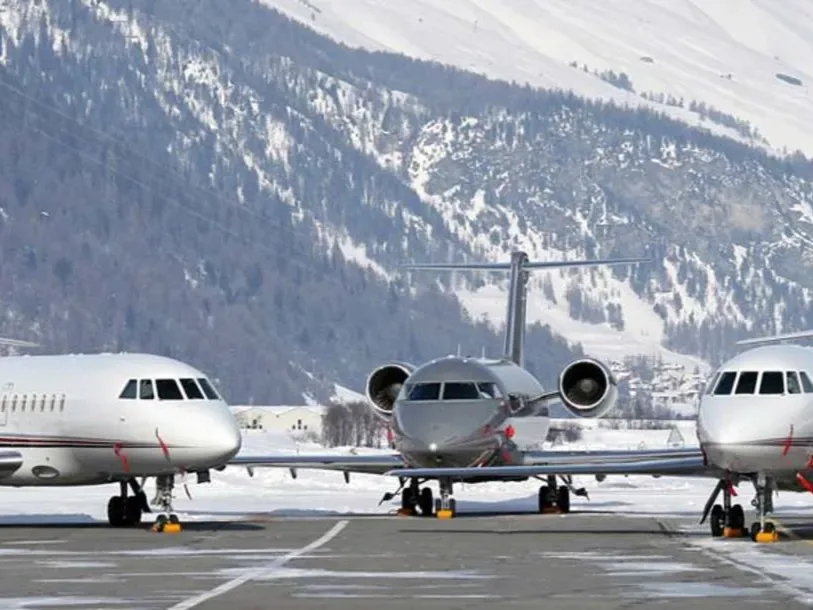 Engadin Airport St. Moritz - Samedan, view 1