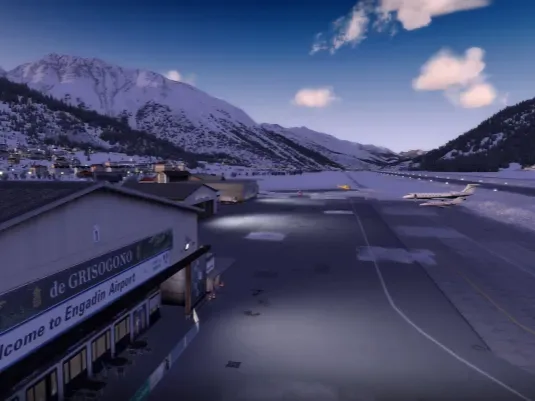 Engadin Airport St. Moritz - Samedan, view 3
