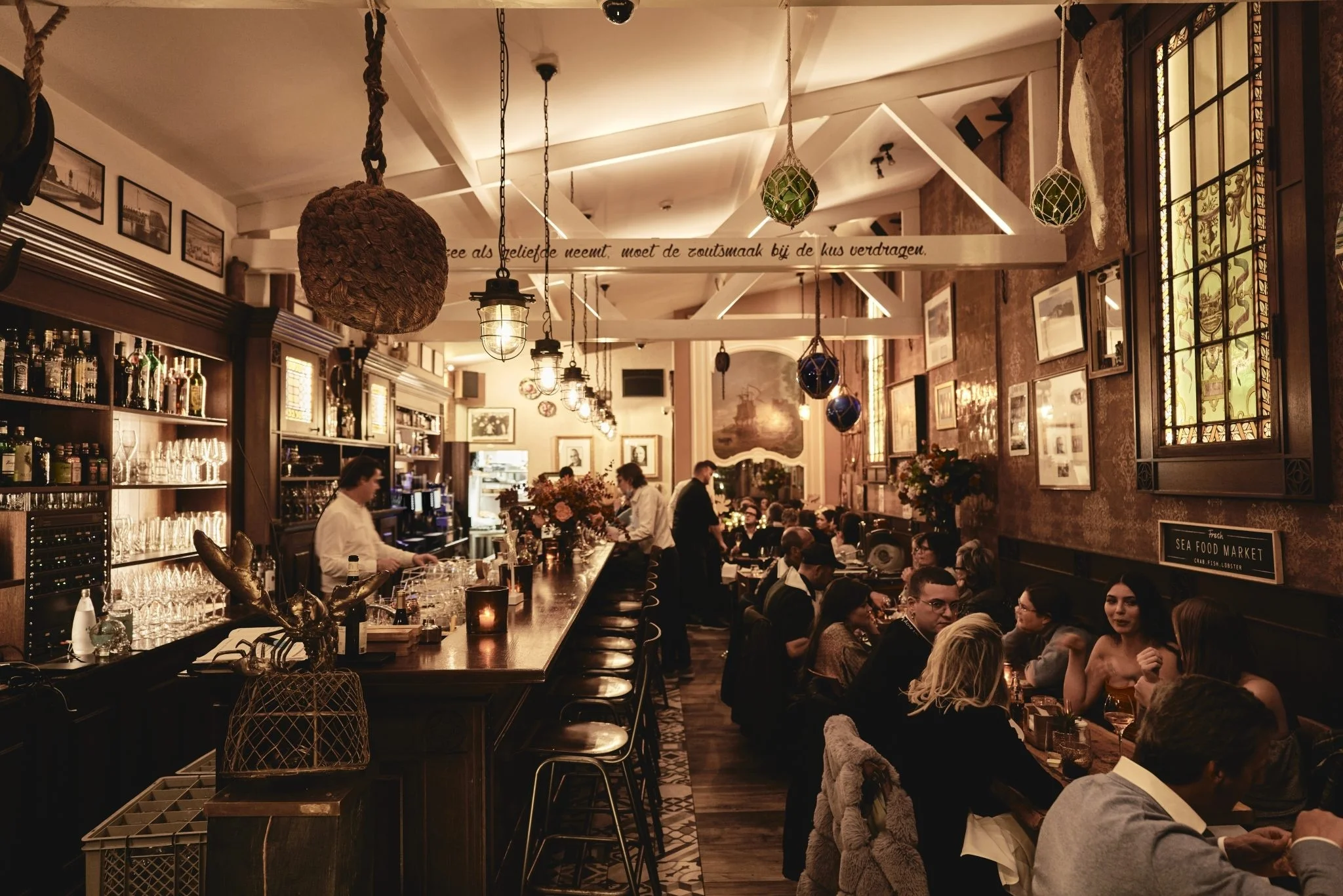O 't Werftje, bar e restaurante de peixe