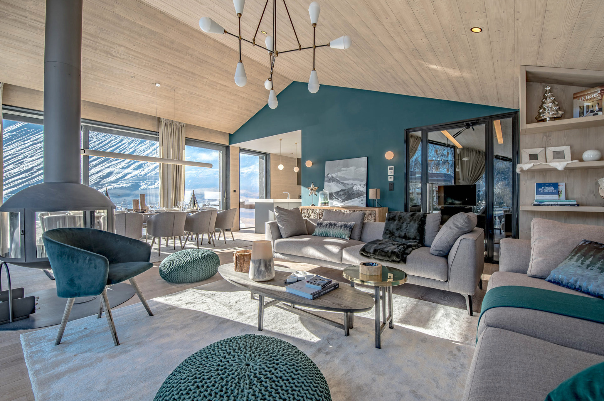 Chalet di lusso con sauna per soggiorni sugli sci vicino a Courchevel