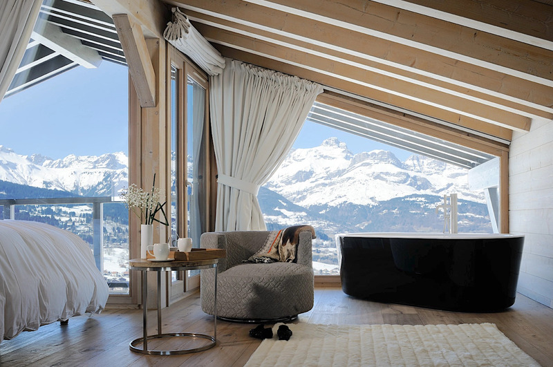 luxury chalet Megève, top located, stunning mountain view