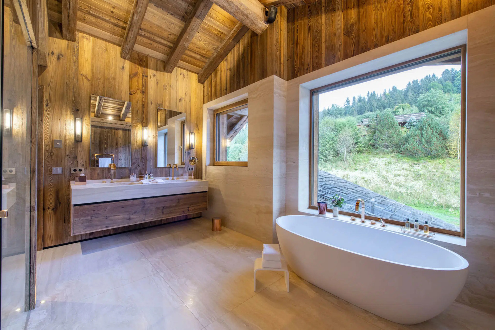 Familienfreundliches Chalet bei Megève mit zwei Kinderzimmern