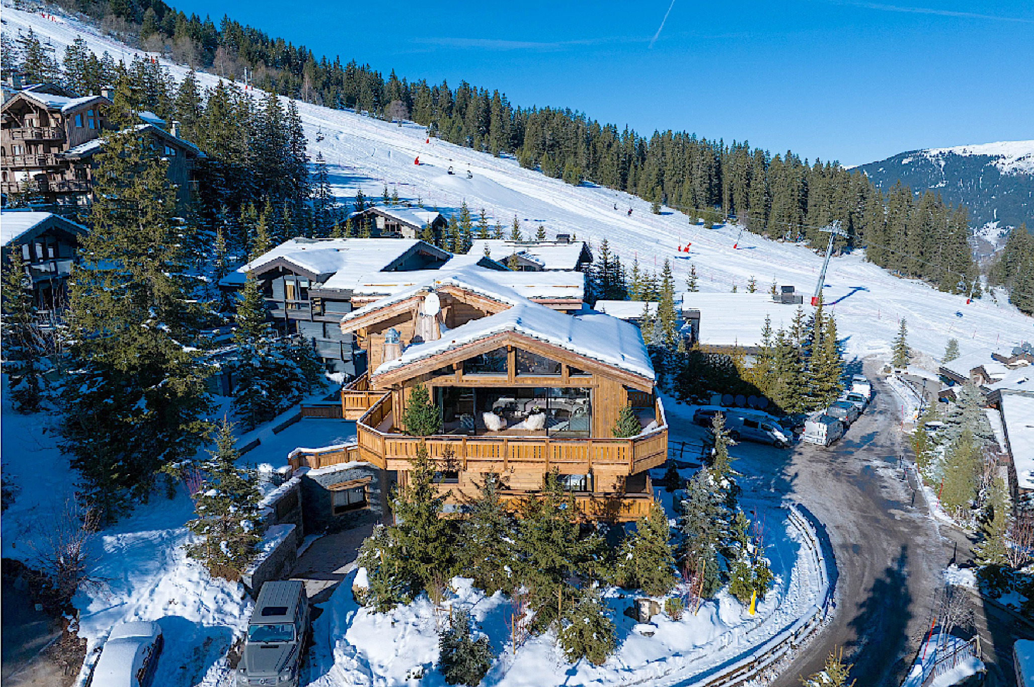 Chalet en Courchevel 1850 con piscina cubierta