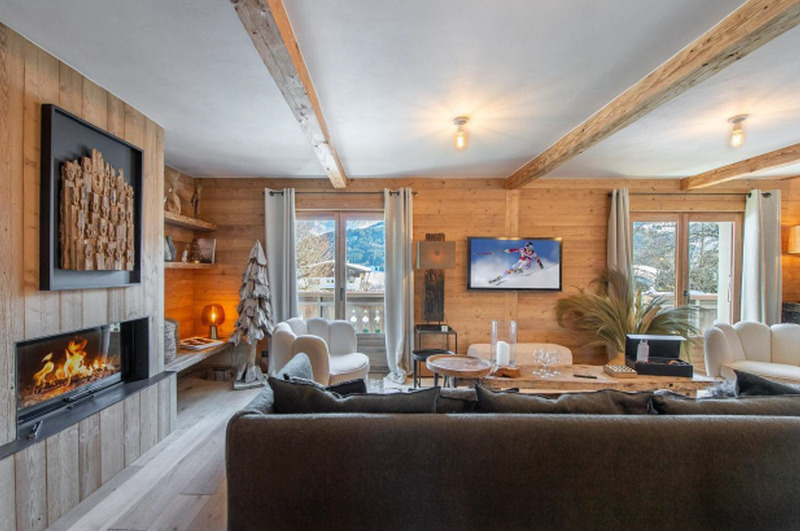 cosy luxury chalet in Megève demi-quartier