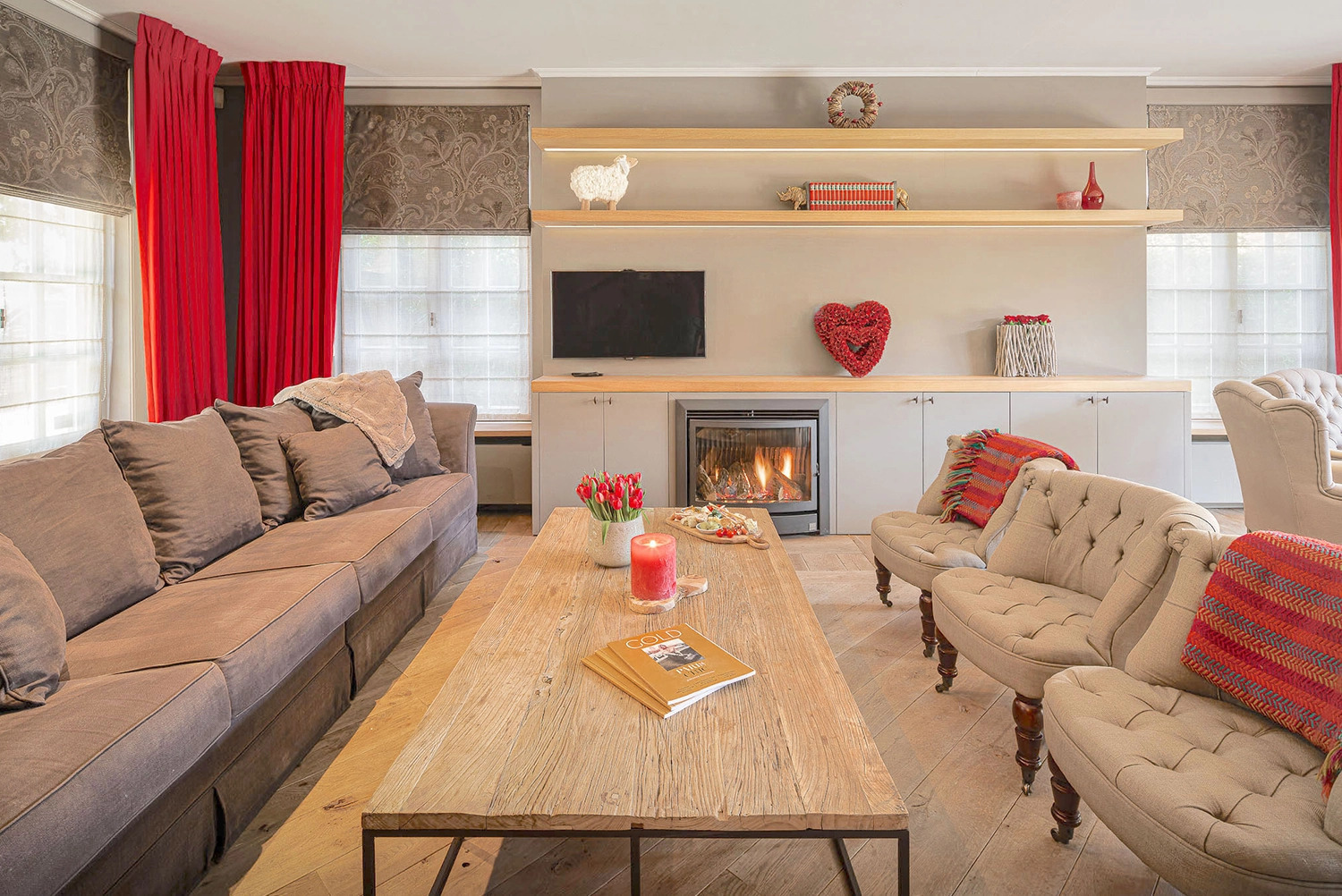 Detalle de la villa en Knokke, con tres dormitorios y tres baños