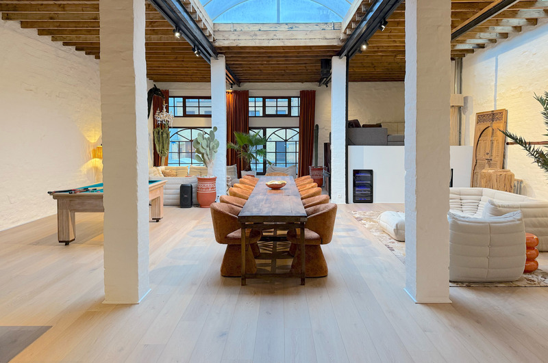Loft design de 310 m² à Knokke, vacances à huit sur la Côte belge