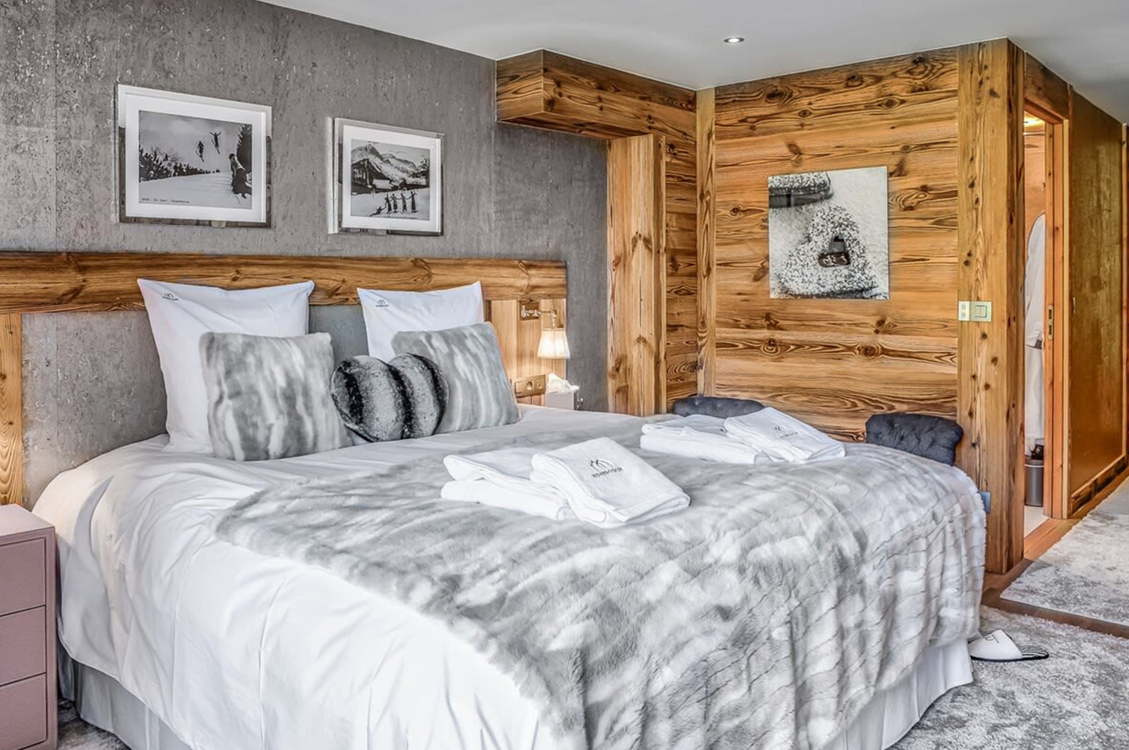 Hammam in het wellnessgedeelte van het luxe chalet in Megève