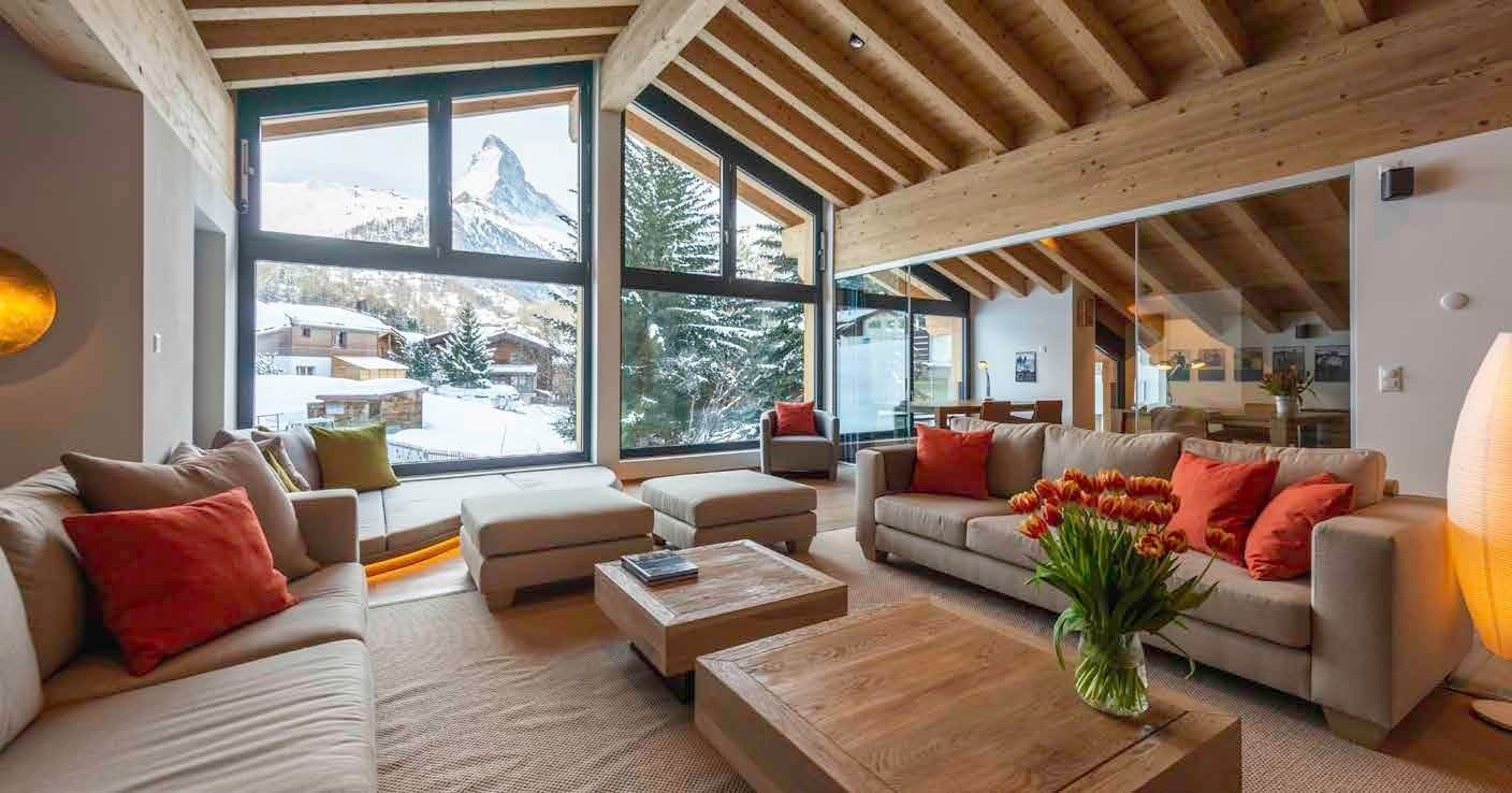 Casa di vacanza a Zermatt con camino e cinema privato