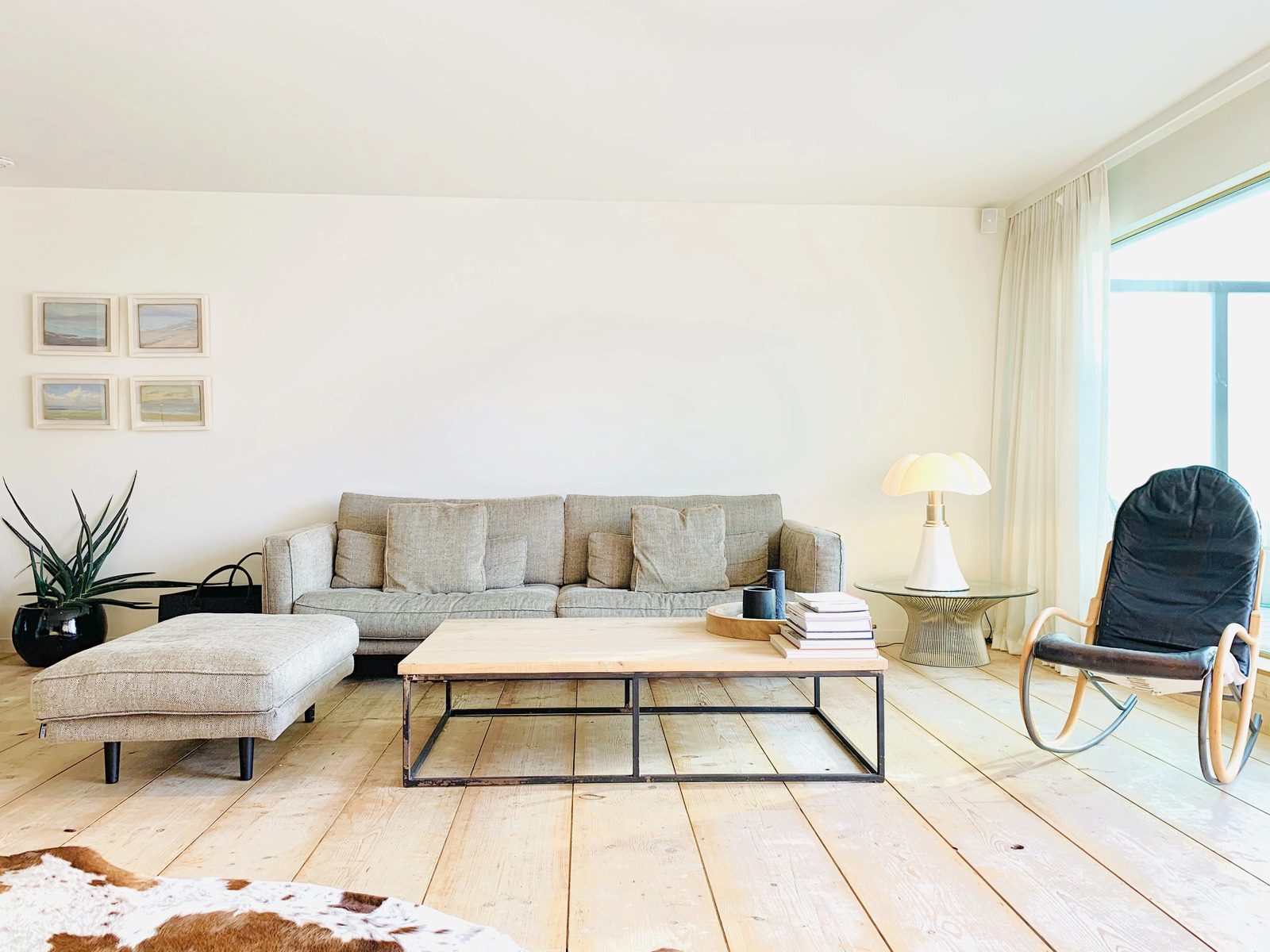 Vakantiepenthouse in Knokke voor 8 gasten, zicht op het interieur