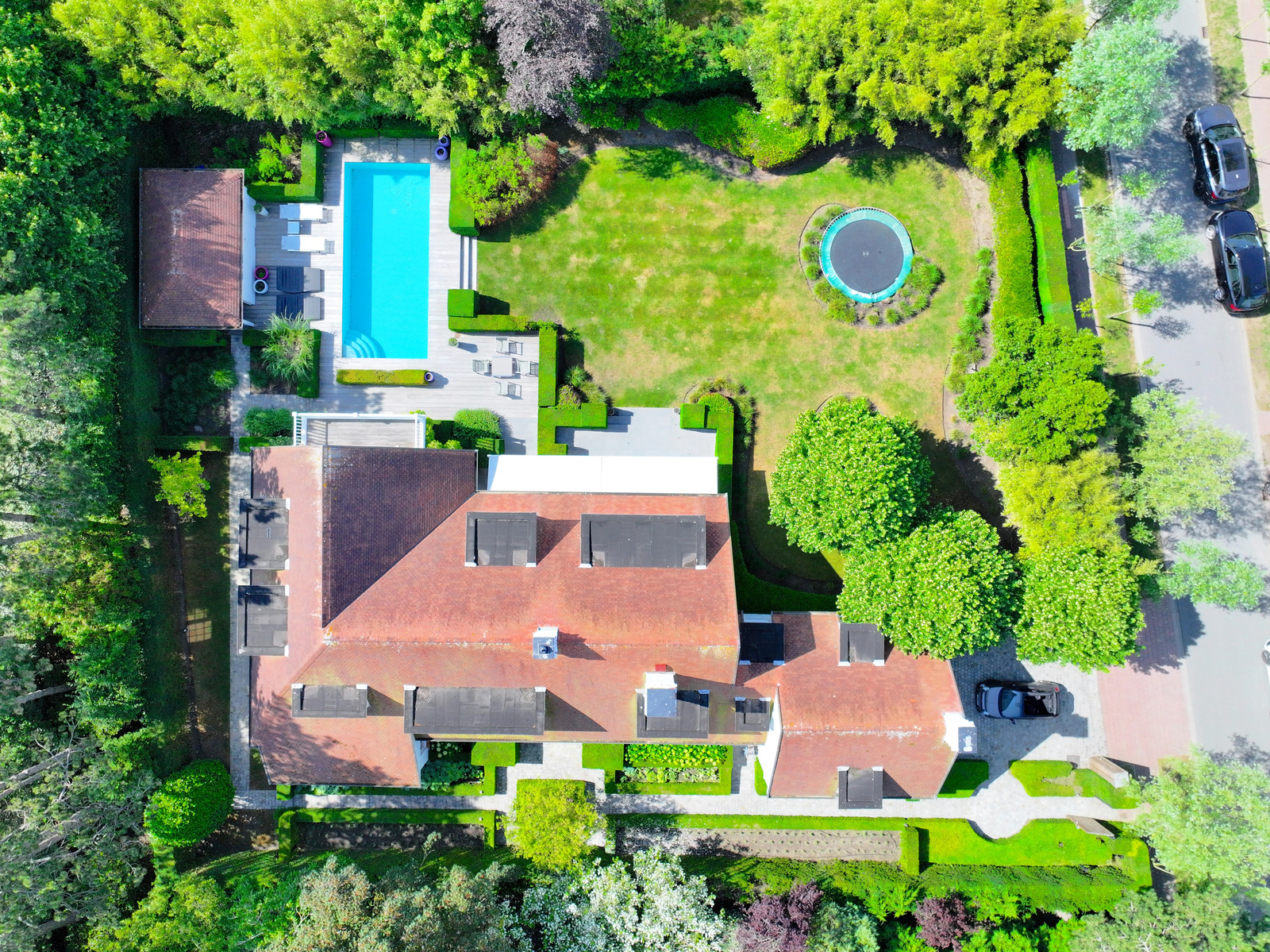 Interni della villa di Knokke, vetrina delle tendenze d'arredo attuali