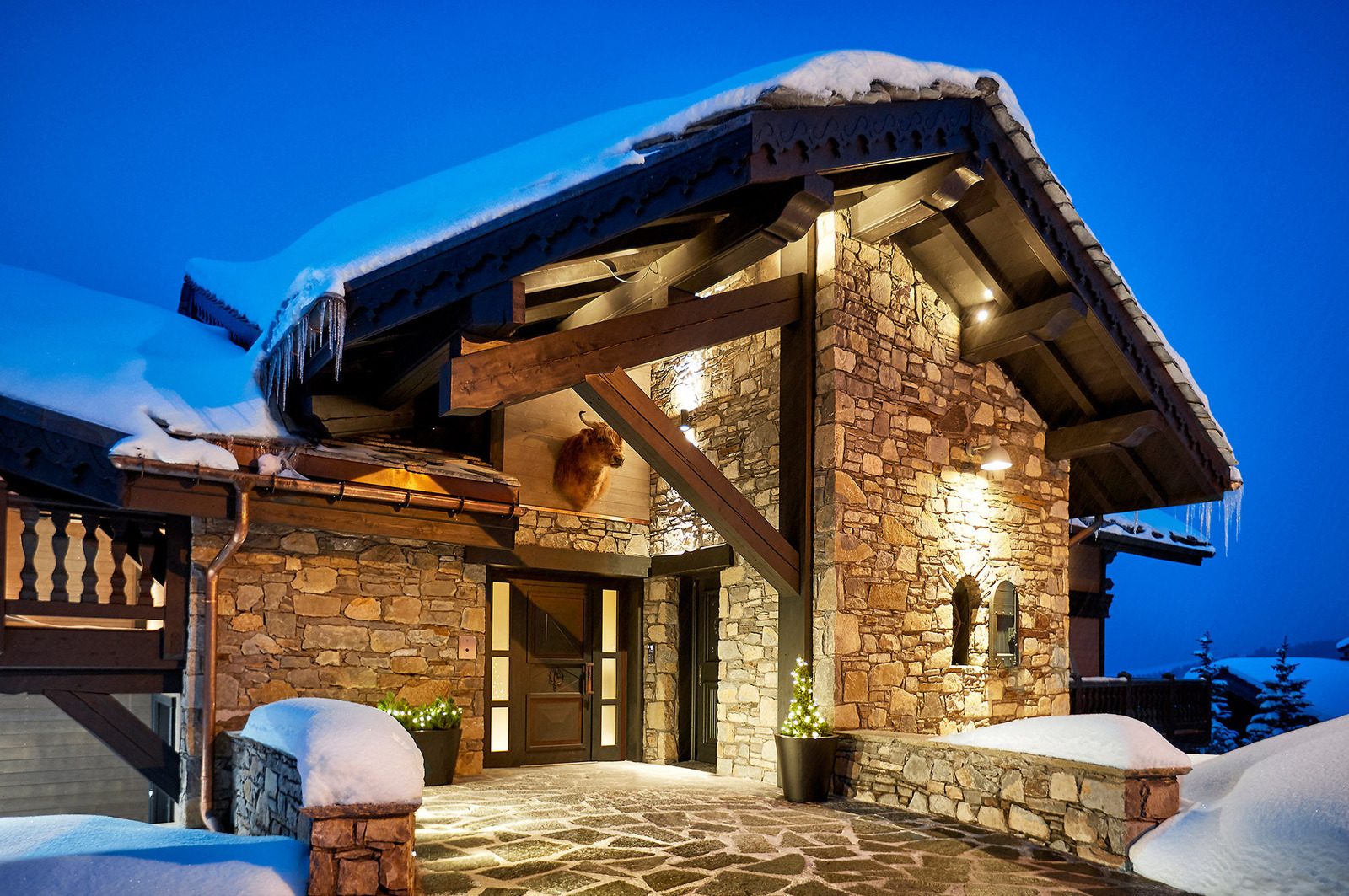 Chalet di lusso a Courchevel 1850 di fronte alla pista di Bellecôte