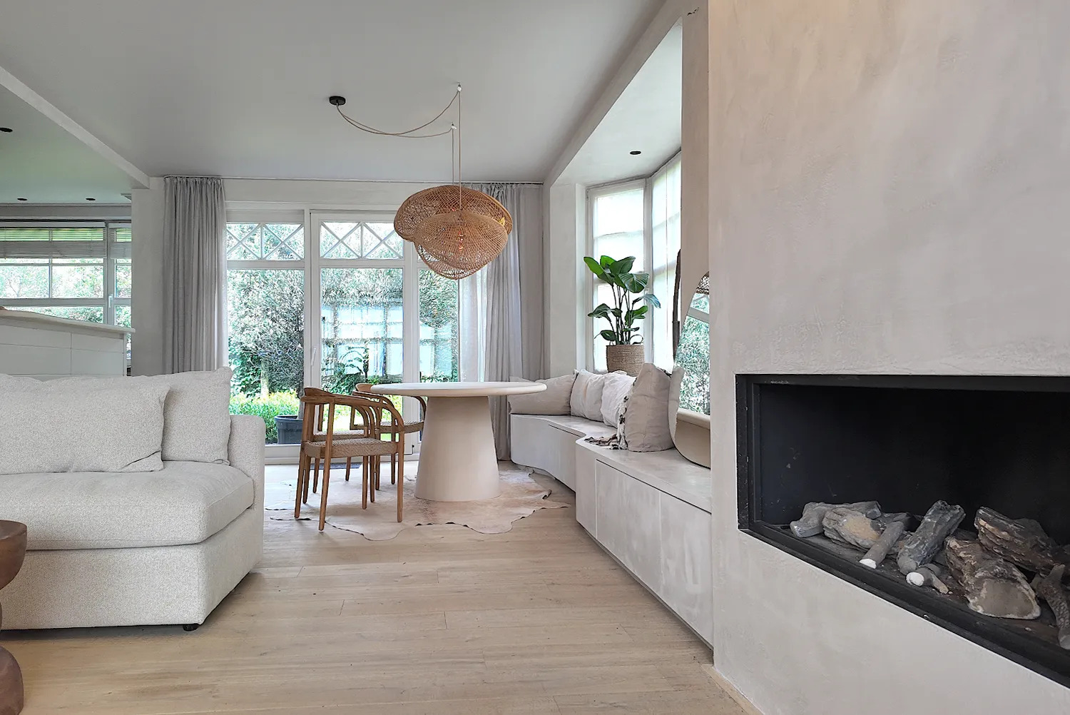 Terraza de la villa en Knokke, un lugar para sentarse al aire libre