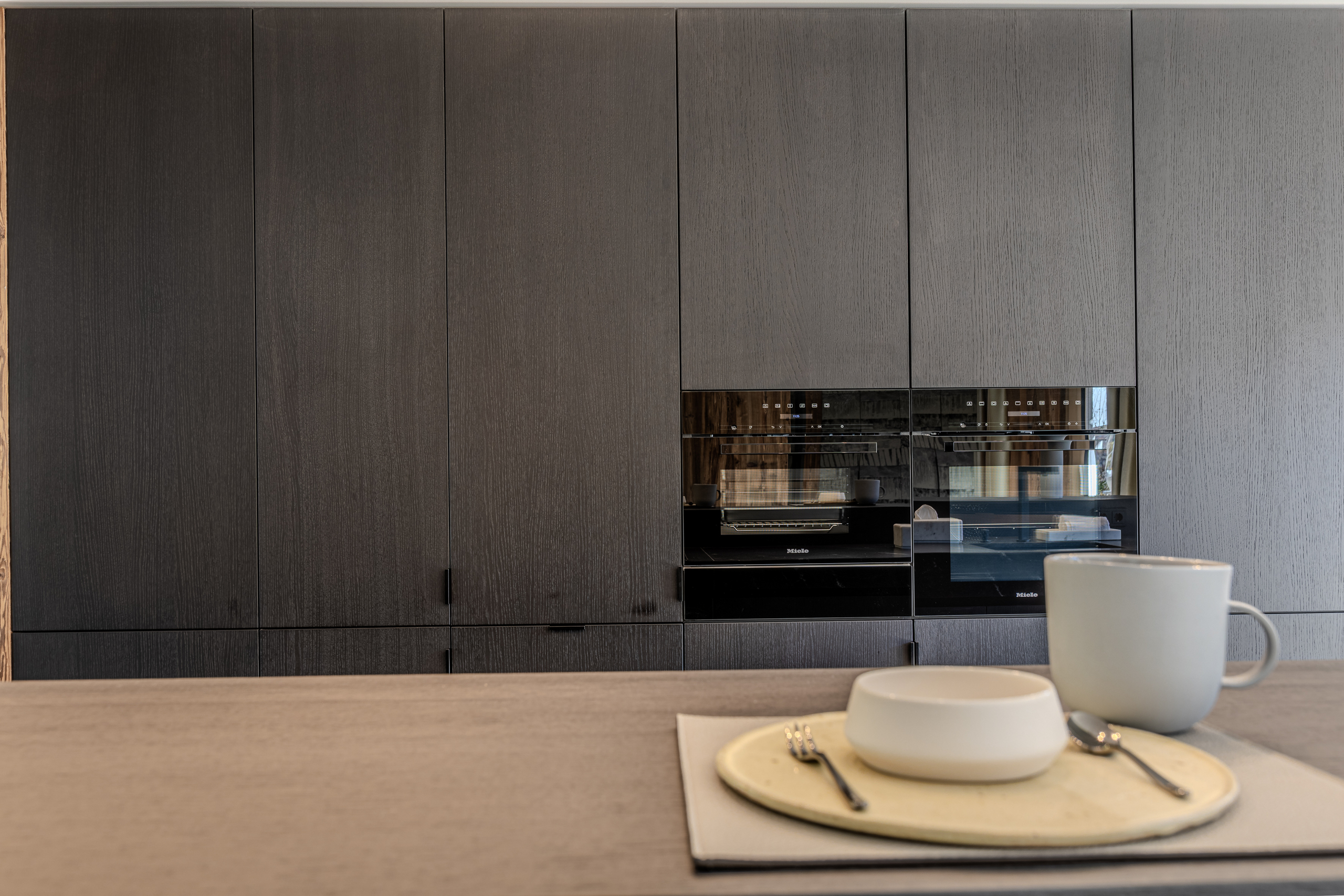 Kitchen of the Kitzbuhel chalet, close to the dining area