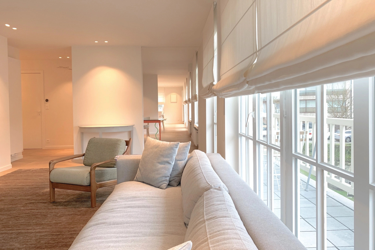 Vakantieappartement in Knokke met terras rondom