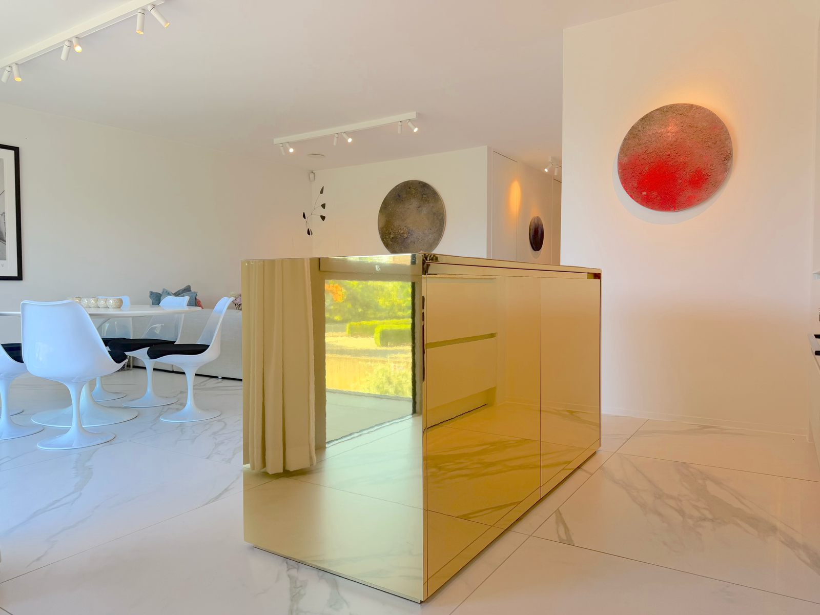 Dining area of the holiday apartment in Knokke, bright and quiet, Belgian Coast